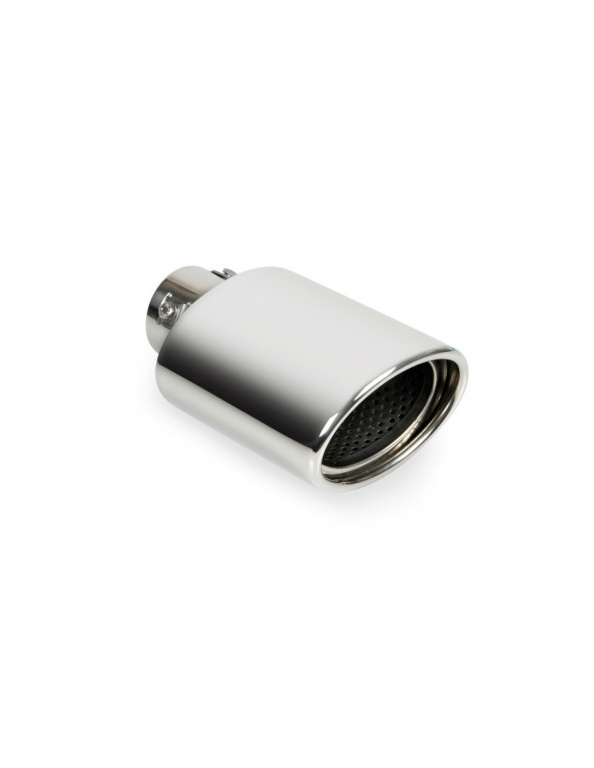 Ornament toba esapament TS-65 din otel inoxidabil lustruit sunet sport racordare Ø37-42mm LAM60113