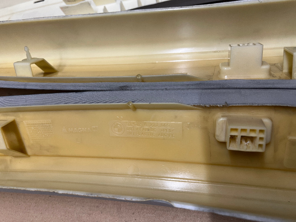 Ornamente stalpi interiori BMW 730D E65 