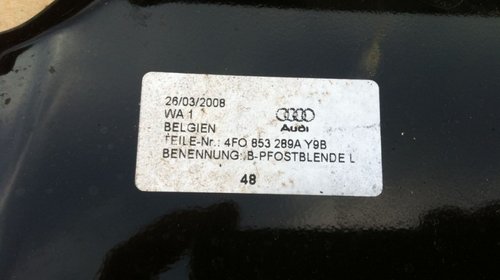 Ornamente stalpi mijloc Audi A6 4F 4F085