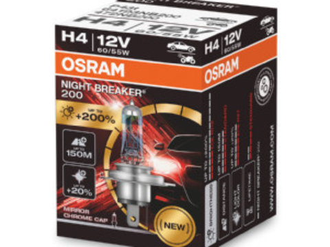 Osram night breaker 200 h4 12v 60/55w