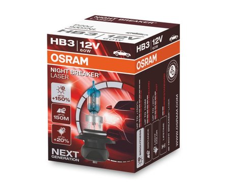 Osram night breker laser bec hb3 12v