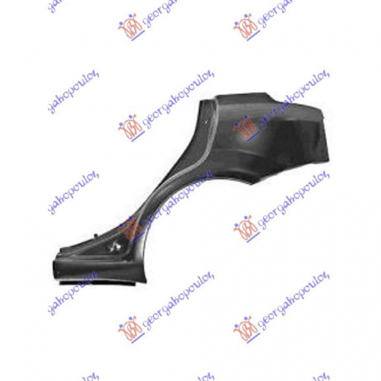 OVERFENDER ARIPA SPATE pentru FIAT PUNTO 2012 , 71754199