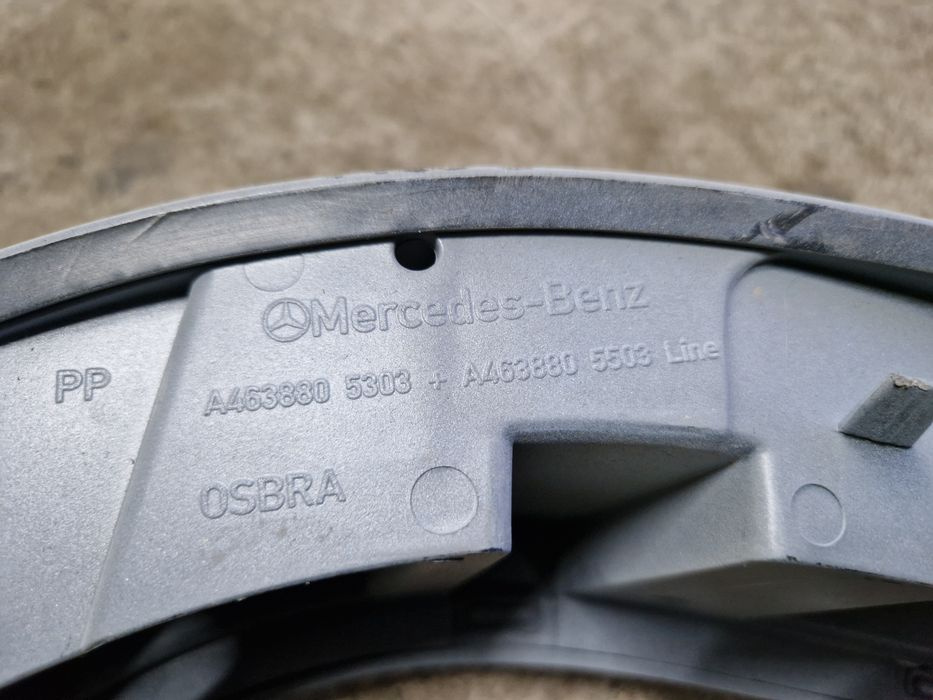 Overfender bandou aripa Mercedes G class