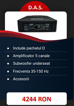 Pachet 2 Difuzoare Audio System CARBON 165 + 2 Car