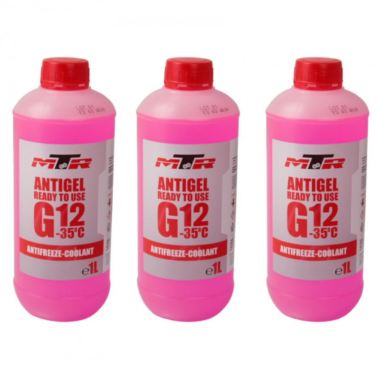Pachet 3 l Antigel G12 (-35°C) MTR