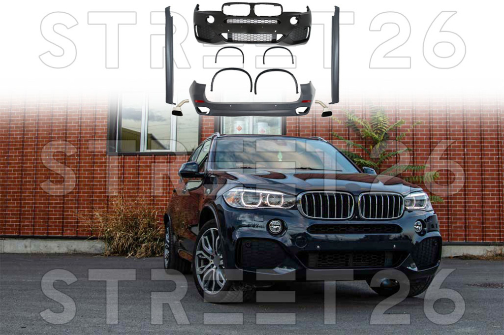 Pachet Exterior Compatibil Cu BMW X5 F15 (2014-2018) X5 M Sport Design