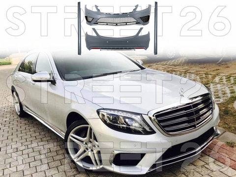 Pachet Exterior Compatibil Cu MERCEDES Benz W222 S-Class (2013-06.2017) S63 Design Crom Editie Speciala