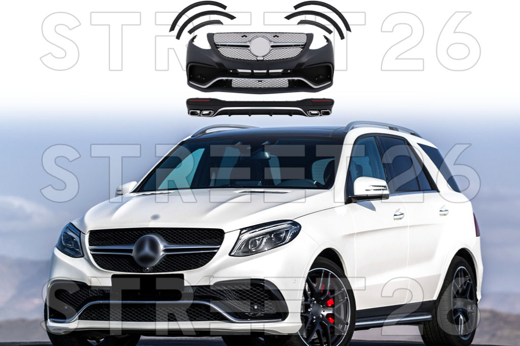 Pachet Exterior Compatibil Cu Mercedes GLE W166 SUV (2015-2019) GLE63 Design