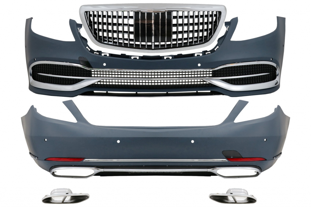 Pachet Exterior compatibil cu Mercedes S-Class W222 Facelift (2013-Up) S63 M-Design MERCEDES S-CLASS Sedan (W222) (2013-2017) ,S-CLASS Sedan Facelift (W222) (2017-2020)