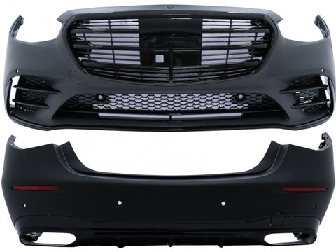 Pachet Exterior compatibil cu Mercedes S-Class W223 Limousine (2020-up) S450 Design Night Package CBMBW223S450B