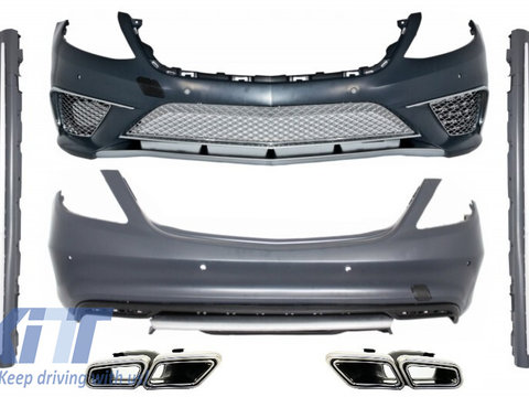 Pachet Exterior compatibil cu + Ornamente Evacuare S-Class (2013-up) S65 A-Design