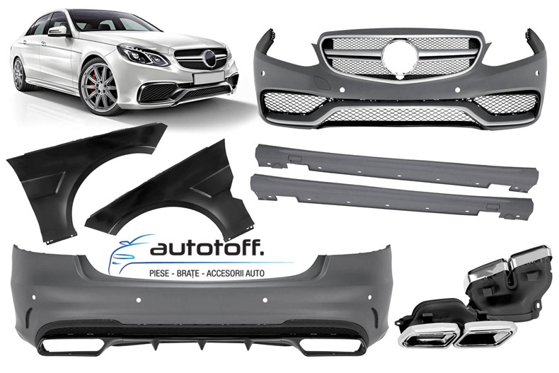 Pachet exterior compatibil Mercedes W212 E-Class Facelift (14-16) E63 Design