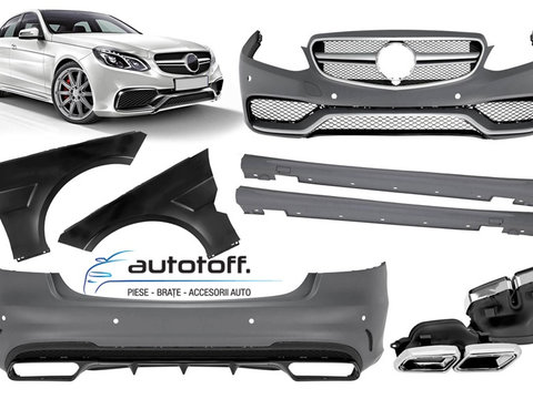 Pachet exterior compatibil Mercedes W212 E-Class Facelift (14-16) E63 Design