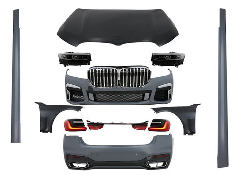 Pachet Exterior Complet - BMW G12 Seria 7 2015-2019 Conversie la G12 LCI 2020 Design