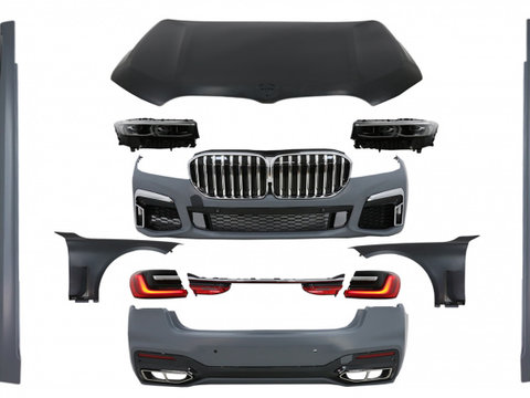 Pachet Exterior Complet compatibil cu BMW G12 Seria 7 (2015-2019) Conversie la G12 LCI 2020 Design Tuning BMW 327 CBBMG12LCI