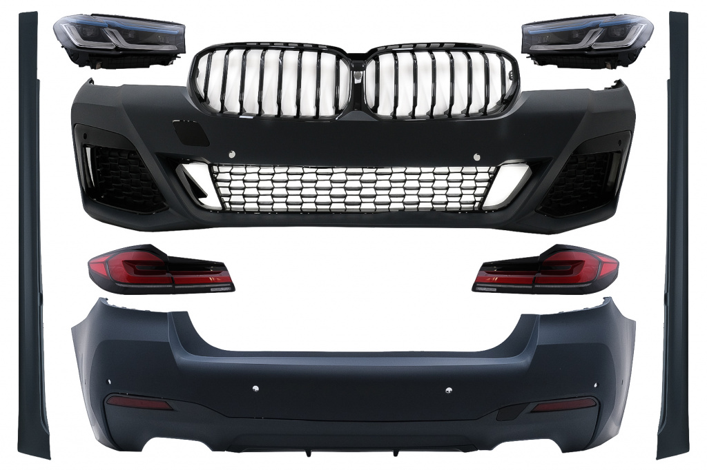 Pachet Exterior Complet compatibil cu BMW Seria 5 G30 (2017-2019) M-Tech Conversie la G30 LCI 2020 Design BMW 5 Sedan (G30) (2017-2019)