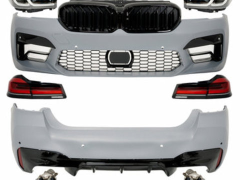 Pachet Exterior Complet compatibil cu BMW Seria 5 F10 (2010-2017) Conversie la G30 LCI M5 Design CBBMF10M5NL SAN8903
