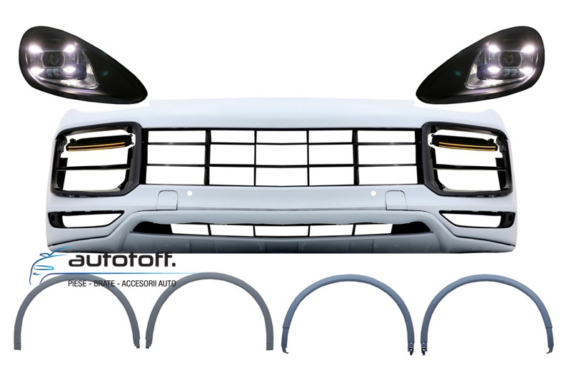 Pachet exterior Porsche Cayenne 92A (11-13) Conversie la 9Y0 Design