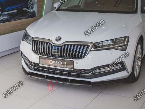 Pachet Exterior Prelungiri Body kit tuning Skoda Superb Mk3 Facelift 2019- v3 - Maxton Design