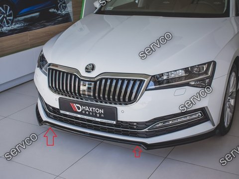 Pachet Exterior Prelungiri Body kit tuning Skoda Superb Mk3 Facelift 2019- v2 - Maxton Design