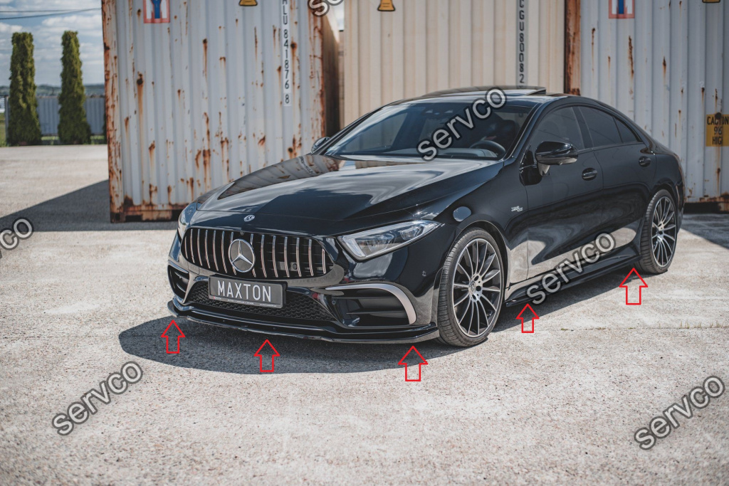 Pachet Exterior Prelungiri Body kit tuning Mercedes CLS C257 AMG-Line 2018- v2 - Maxton Design