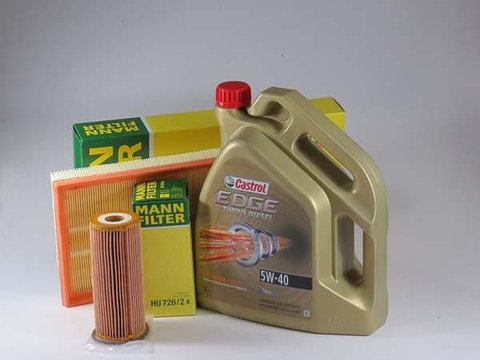 Pachet schimb ulei CASTROL 5W40 GOLF4 AGR 1.9 tdi