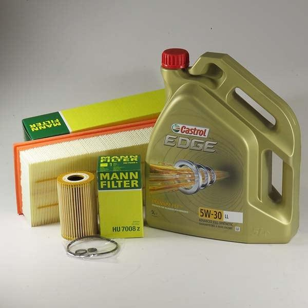 Pachet schimb ulei CASTROL 5W40 VW EOS 2.0TDI 136
