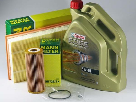 Pachet schimb ulei CASTROL 5W40 VW GOLF4 1.9SDI