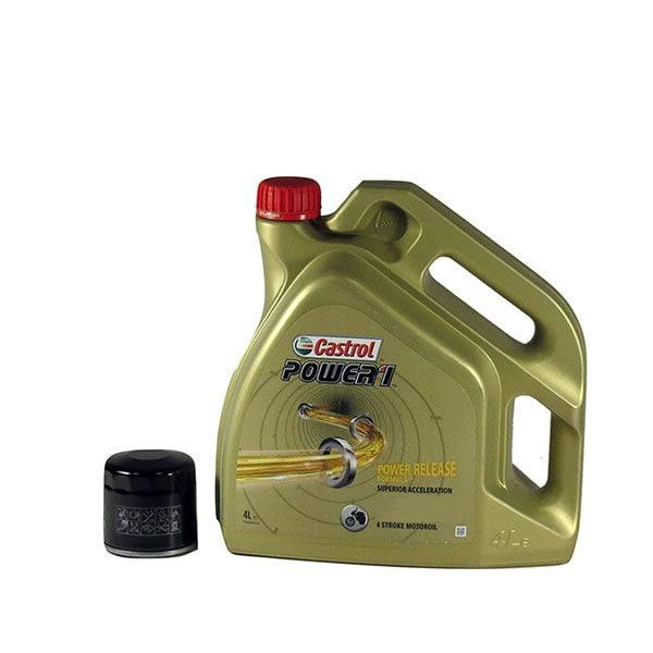 Pachet schimb ulei CASTROL POWER 1 10W40, BMW K 1200/R, 2004->2008