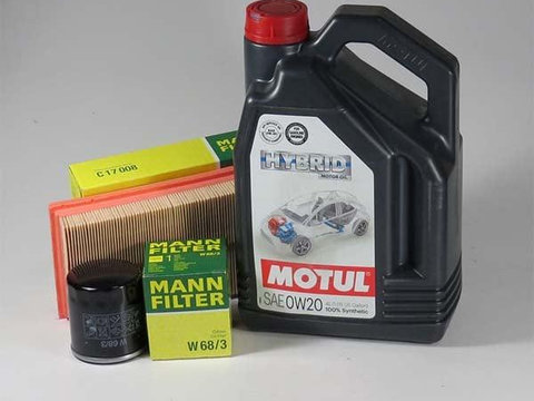 Pachet schimb ulei MOTUL 0W20, Toyota Corolla XI Hybrid, 1.5i, 73CP, 2014-prezent