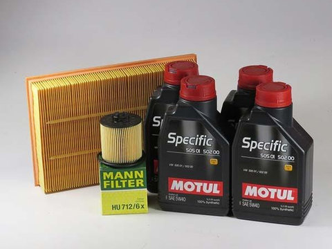 Pachet schimb ulei MOTUL VW GOLF5 1.4FSI 90 CP