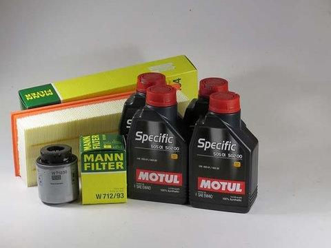 Pachet schimb ulei MOTUL VW GOLF5 1.4TSI 160CP