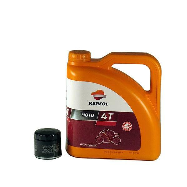 Pachet schimb ulei REPSOL SINTETICO 10W40, HONDA VT 750 SHADOW, 1997->2017