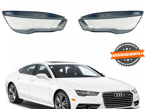 Pachet Sticla Sticle Far Stanga Dreapta Audi A7 4G (facelift) 2014 2015 2016 2017 2018 2019 2020 Sportback liftback