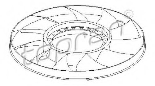 Paleta ventilator racire motor 111 410 T