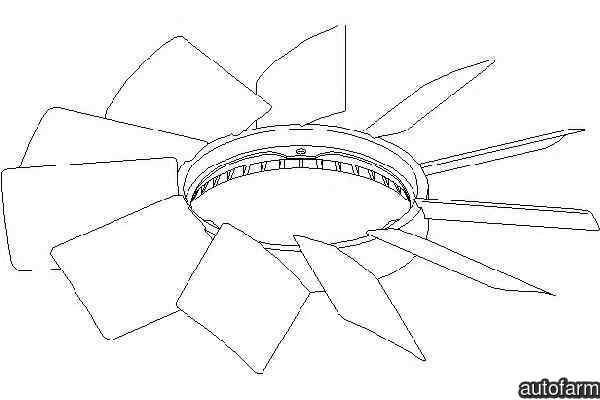 Paleta ventilator racire motor BMW Z3 E36 TOPRAN 5