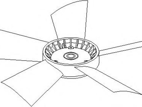 Paleta ventilator, racire motor MERCEDES-BENZ limuzina (W124), MERCEDES-BENZ KOMBI Break (S124), MERCEDES-BENZ 190 limuzina (W201) - TOPRAN 401 469