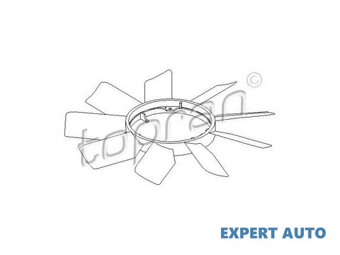 Paleta ventilator, racire motor Mercedes CLK Cabriolet (A208) 1998-2002 #2 0140200067