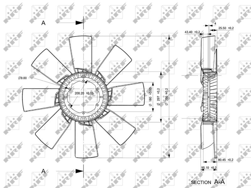 Paleta ventilator racire motor ~ Vw Bora