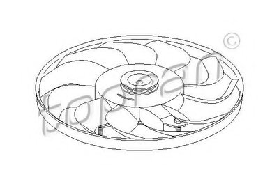 Paleta ventilator, racire motor VW VENTO (1H2) (19