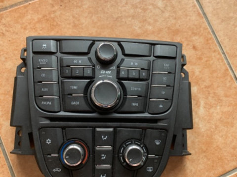 Panou butoane ac si navigatie Opel Astra J 2010-2014 cod: GM13346050, GM13346092