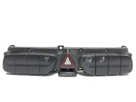 Panou buton avarie ESP inchidere centralizata tetiere Mercedes C-classe w203 s203 CL203 A2038214658 3049499100