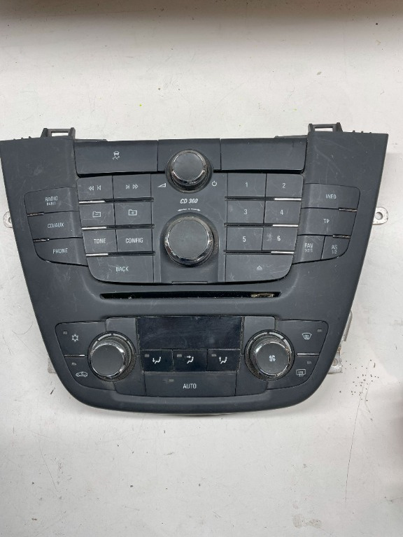 Panou clima + panou radio cd Panou radio CD + panou climatronic Opel Insignia 13321292 / 13273095 13321292 Ope