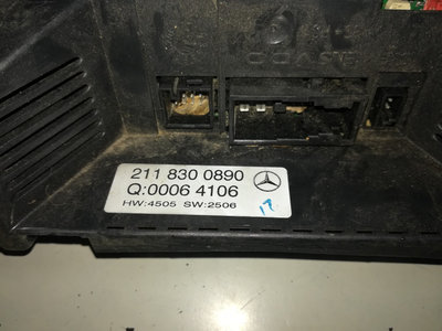 Panou climatizare Mercedes E-Class W212