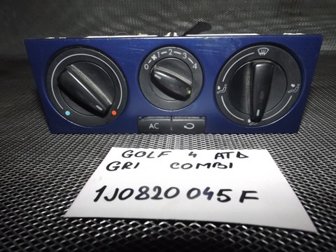 Panou comanda ac 1j0829945f VW Golf 4 combi, 2003 1.9 tdi ATD cutie automata MODEL EUROPA