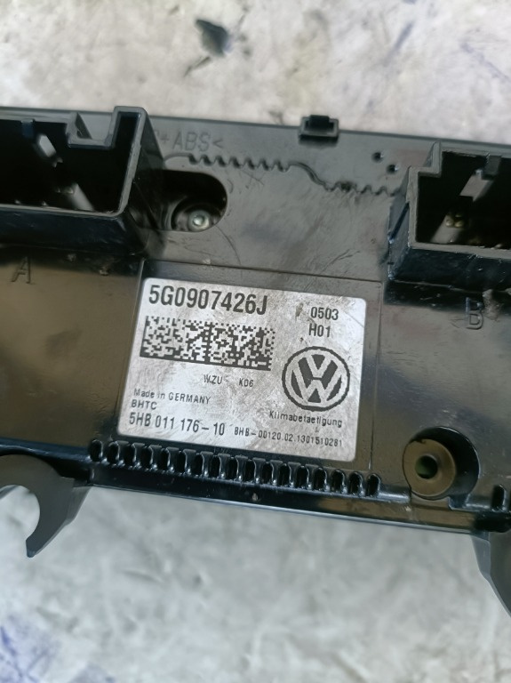 Panou comanda AC, cod 5G0907426J, VW Golf 7