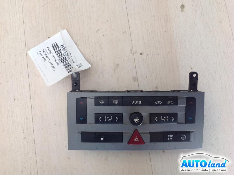 Panou Comanda Ac ventilatie 96573322yw Clima Auto Peugeot 407 6D 2004