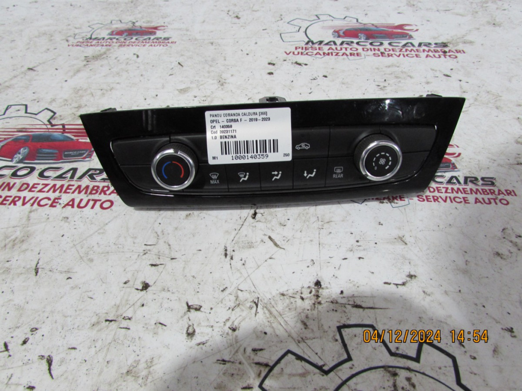 PANOU COMANDA CALDURA OPEL - CORSA F - 2019-2023