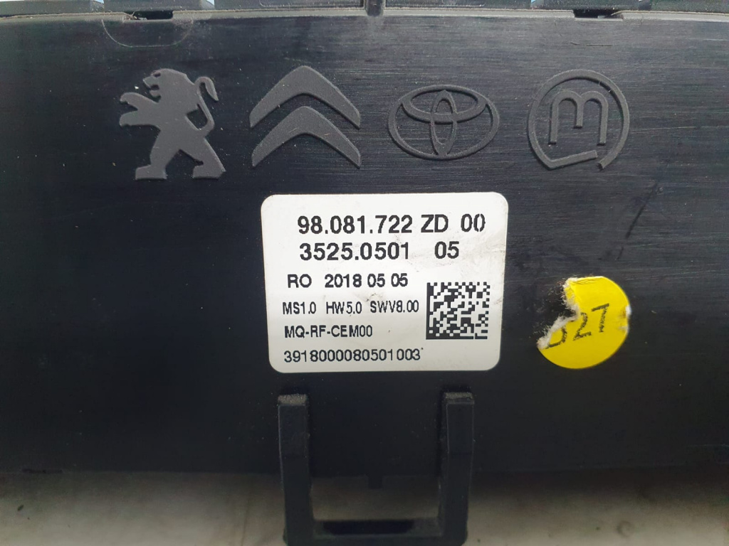 Panou comanda clima 98081722zd Peugeot T