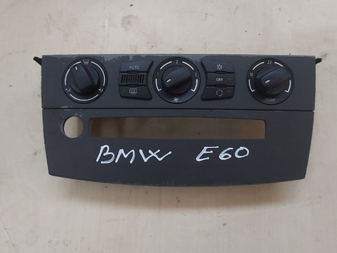 Panou Comanda Climatizare AC BMW Seria 5 E60 / E61(2003-2010)